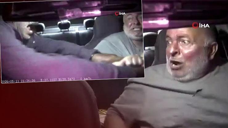 Takside dehşet anları! Canını böyle kurtardı