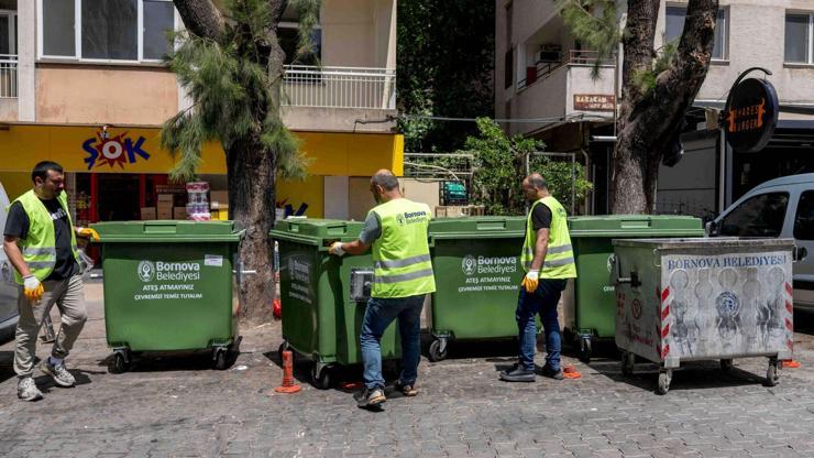 Bornova'ya 325 yeni çöp konteyneri