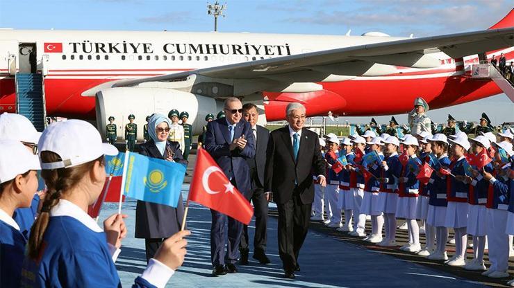 Son dakika... Cumhurbaşkanı Erdoğan, Kazakistanda