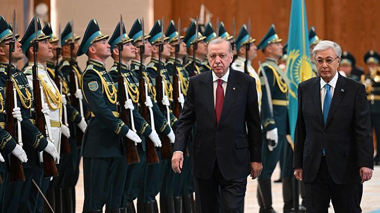SON DAKİKA... Cumhurbaşkanı Erdoğan, Astanada