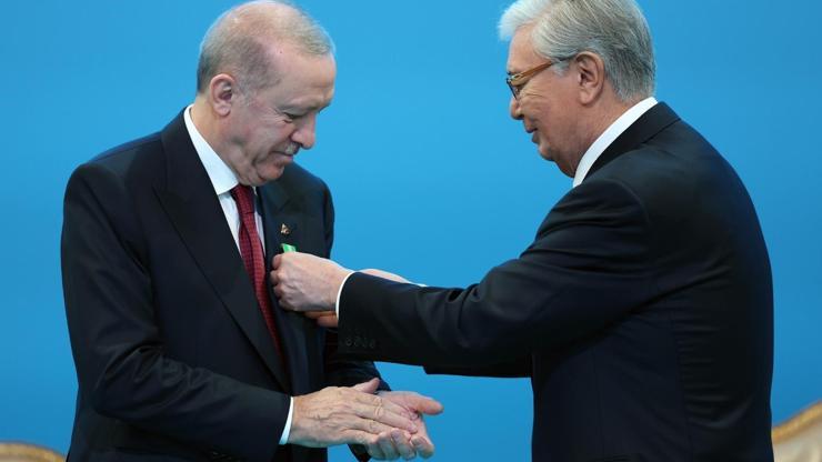 Kazakistan ile 13 anlaşma imzalandı! Erdoğan'dan iş birliği mesajı