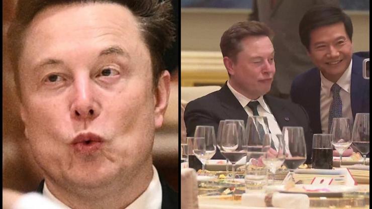 Elon Musk, Çin’de şekilden şekile girdi Bu görüntüler viral oldu: ‘Hayranı’ denilen bakın kim çıktı…