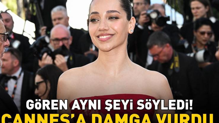 Özge Özacar, Cannesa damga vurdu Gören aynı şeyi söyledi: Çok güzel
