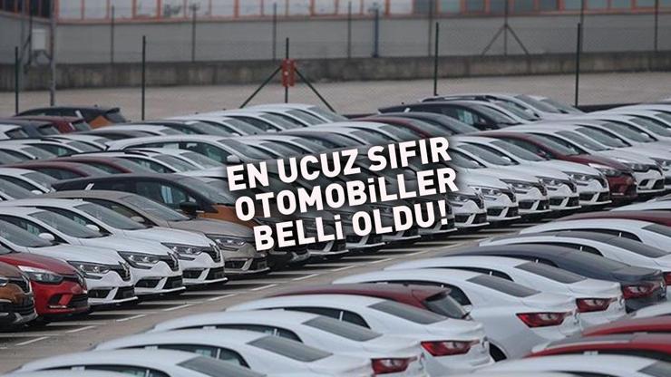 OTOMOBİLDE ZAM FRENİ En ucuz sıfır arabalar belli oldu İşte güncel liste