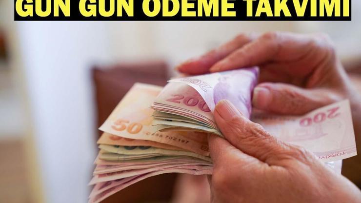 Bayram İkramiyesi ve Emekli Maaşları Ne Zaman Yatacak Gün Gün Ödeme Tarihleri (4A, 4B, 4C SSK, Bağ-Kur, Emekli Sandığı)