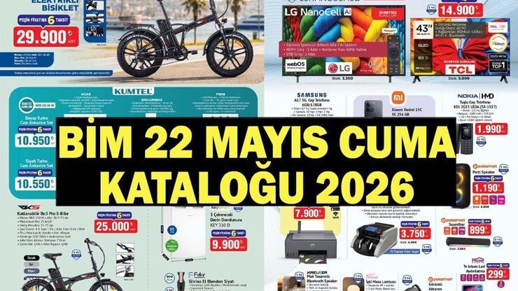 BİM AKTÜEL KATALOĞU 2026: BİMde indirimli ürünler neler 22 Mayıs BİM aktüel ürünler listesi