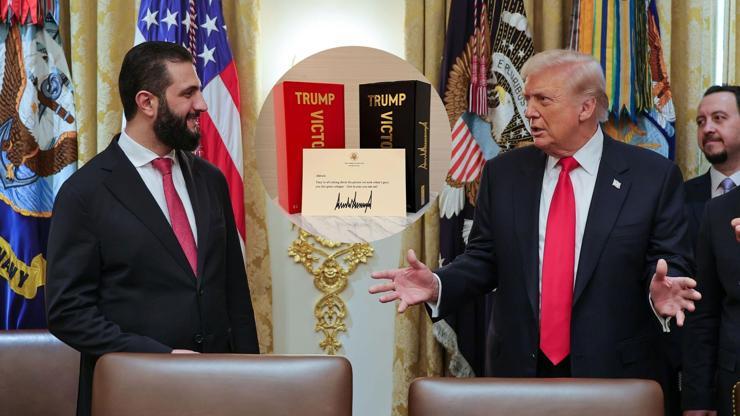 Trump, Şaraya hediye gönderdi Yanına da bu notu ekledi...