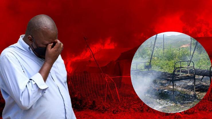Ebola salgınının merkez üssünde öfke: Hastane çadırları ateşe verildi