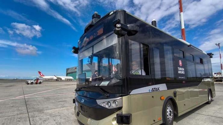 Otonom e-ATAK İstanbul Havalimanında teste çıktı
