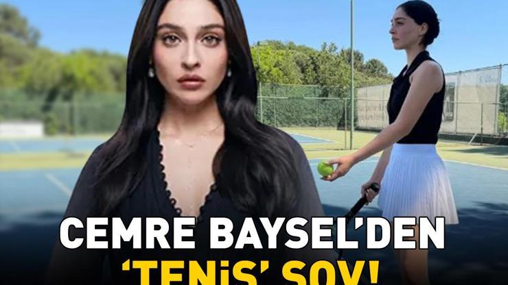 Güller ve Günahların Zeynepi Cemre Bayselden tenis şov: Olimpiyatlara hazırım