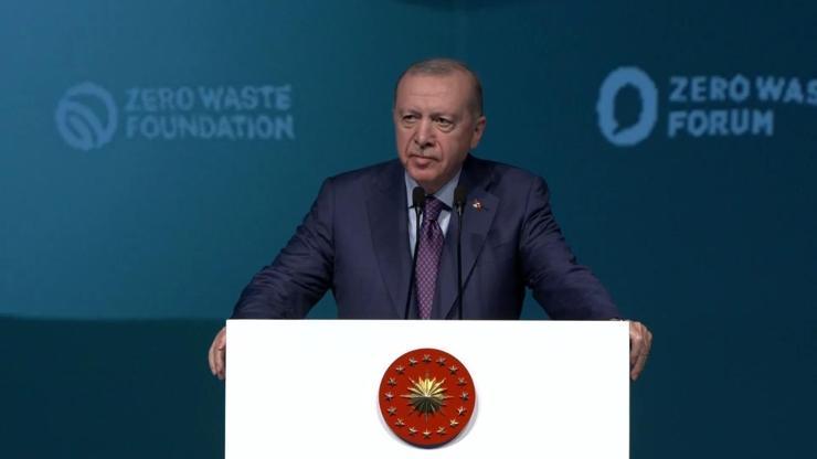 SON DAKİKA... Sıfır Atık Forumu Cumhurbaşkanı Erdoğan: 613 bin ağacın kesilmesini engelledik