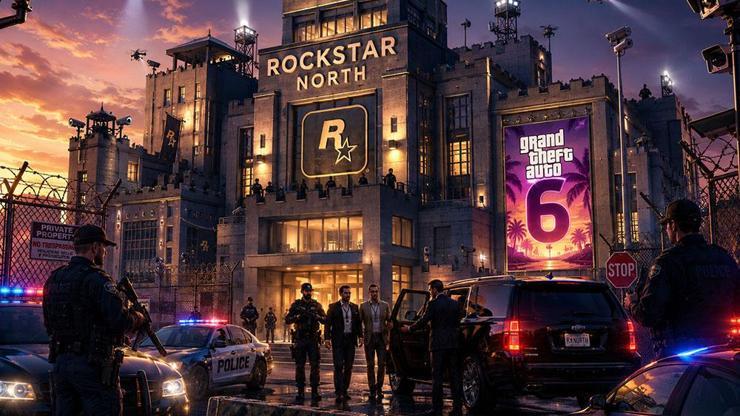 Rockstar North binası kaleye dönüştü