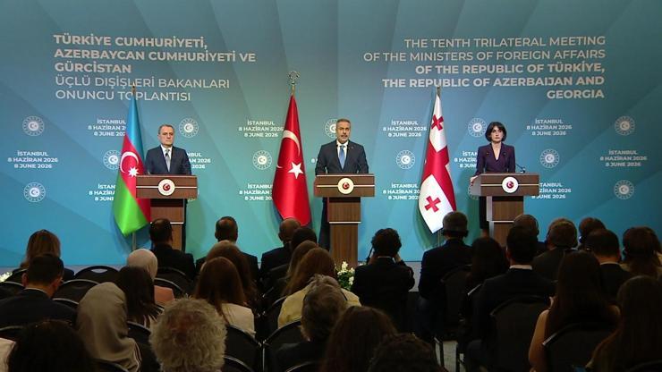 SON DAKİKA... İstanbulda 3lü görüşme Dışişleri Bakanı Hakan Fidan: Azerbaycan ile Ermenistan arasındaki barış sürecini destekliyoruz