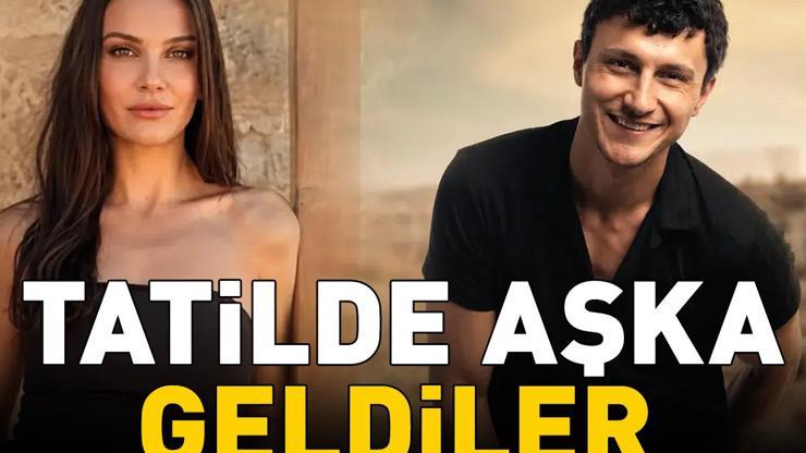Uzak Şehirin yıldızları tatilde aşka geldi Alper Çankaya ile sevgilisi Yaren Güldikenden romantik pozlar