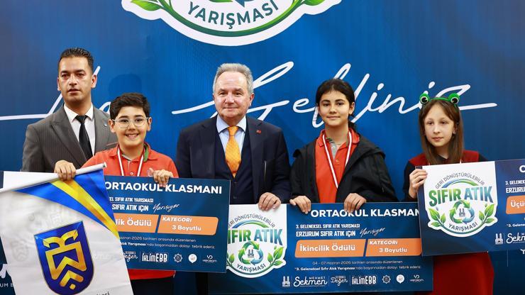 Sıfır Atık Yarışması’nda ödüller sahiplerini buldu