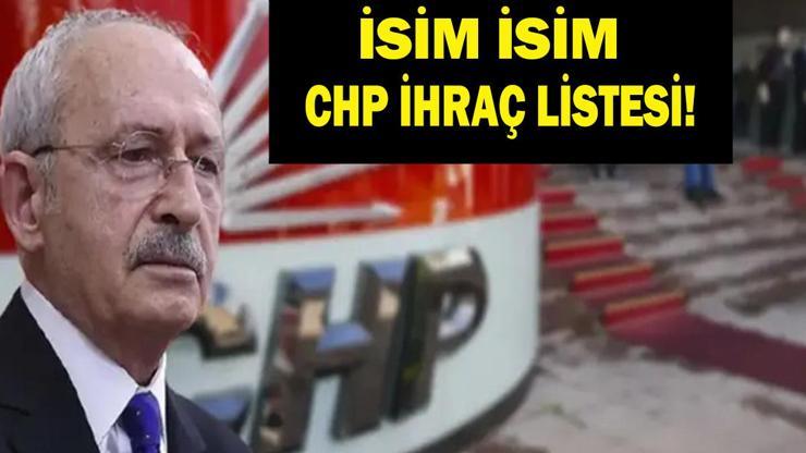 CHP İHRAÇ LİSTESİ: Kemal Kılıçdaroğlunun İhraç Listesinde Kimler Var Hangi Vekiller İhraç Edilecek Liste Açıklandı