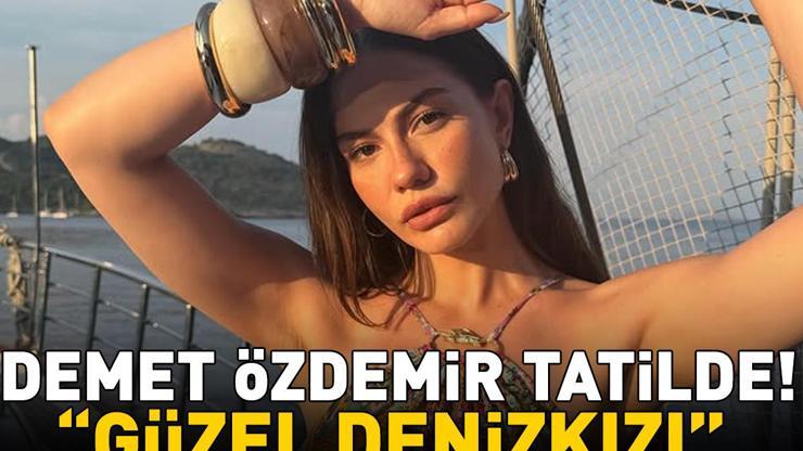 Eşref Rüya final yaptı Demet Özdemir deniz ve güneşin tadını çıkardı Güzel denizkızı’