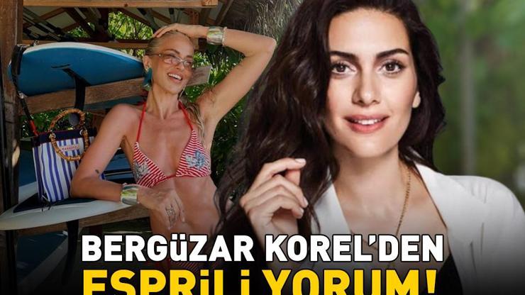 Burcu Esmersoydan Maldivler pozu Bergüzar Korel kayıtsız kalamadı: Sana bakmaktan bikiniyi göremiyoruz