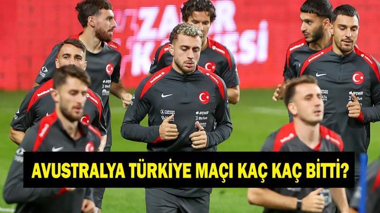 TÜRKİYE AVUSTRALYA ÖZET: Türkiye Elendi Mi 2026 Dünya Kupası Avustralya Türkiye Maçı Kaç Kaç Bitti