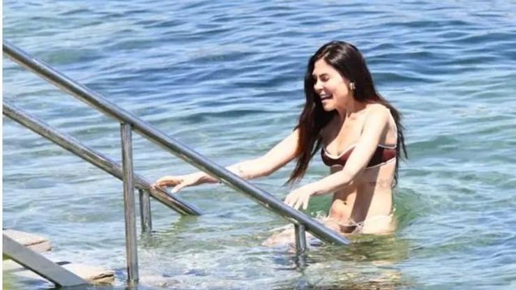 Daha 17’nin Nuray’ı Dilara Aksüyek serin suların tadını çıkardı