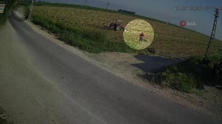 Ölümden kıl payı kurtuldu Traktörün pulluğuna takılan çiftçi böyle kurtarıldı