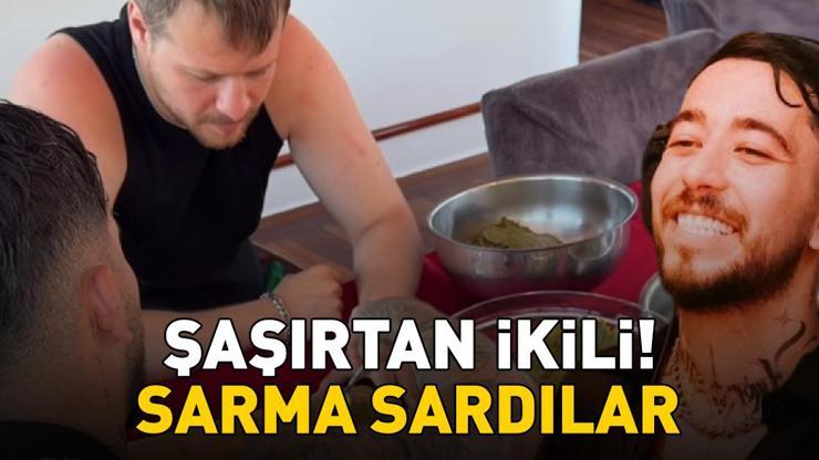 Şaşırtan ikili! Mahmut Orhan ve Burak Yörük sarma sardı Şaşırtan ikili! Mahmut Orhan ve Burak Yörük sarma sardı