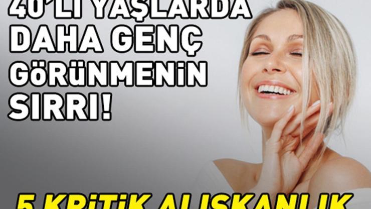40 YAŞINDAN SONRA CİLDİ GENÇ TUTAN 5 ALIŞKANLIK Kolajen için gerekli Kırışıklıkları önlüyor