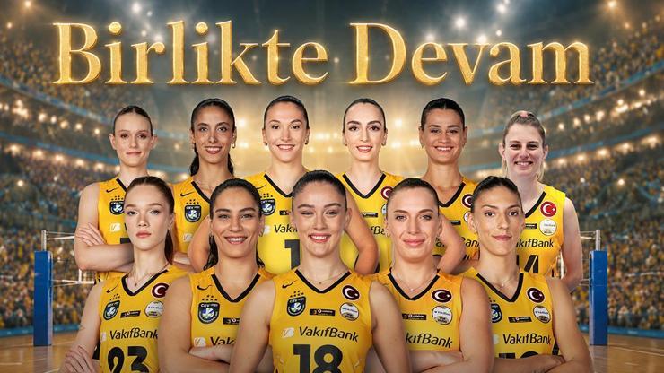 VakıfBank, 11 oyuncusuyla “devam” dedi VakıfBank, 11 oyuncusuyla “devam” dedi