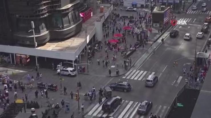 Times Meydanı’nda korku dolu anlar: Silah sesleri paniğe yol açtı