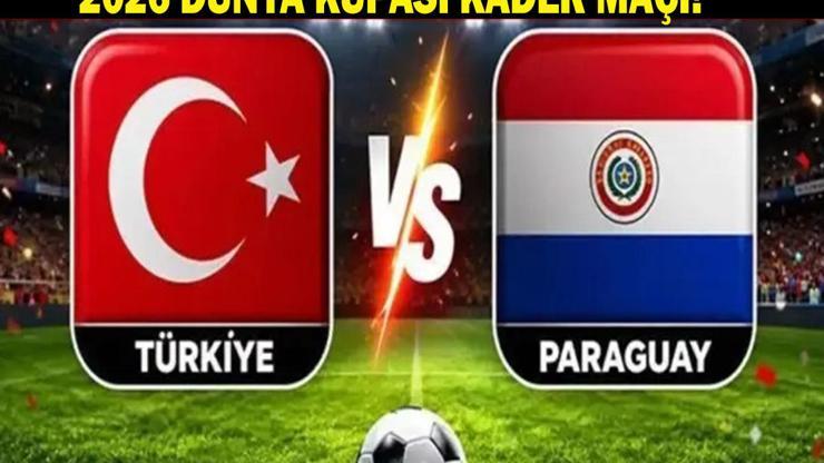 MİLLİ MAÇ CANLI İZLE: Dünya Kupası Türkiye Paraguay Maçı TRT 1 Şifresiz Canlı Yayın Bizim Çocuklar Kader Maçında