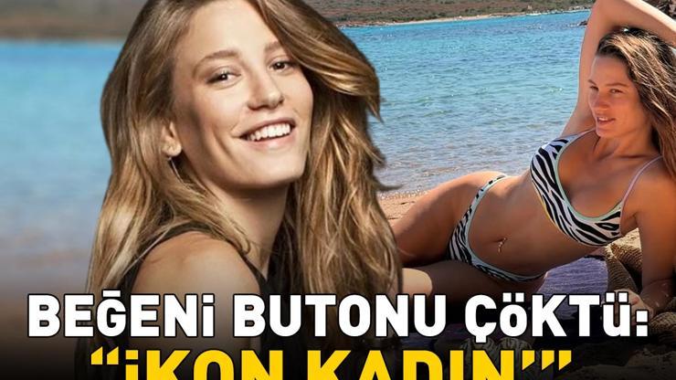 Serenay Sarıkayadan bikinili tatil pozu Beğeni butonu çöktü: ‘İKON KADIN’