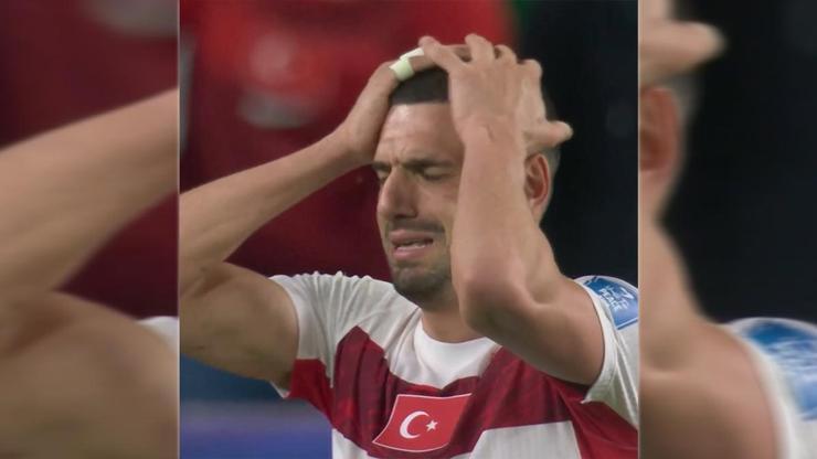 Maç sonu yıkıldık A Milli Takım futbolcuları gözyaşlarını tutamadı...
