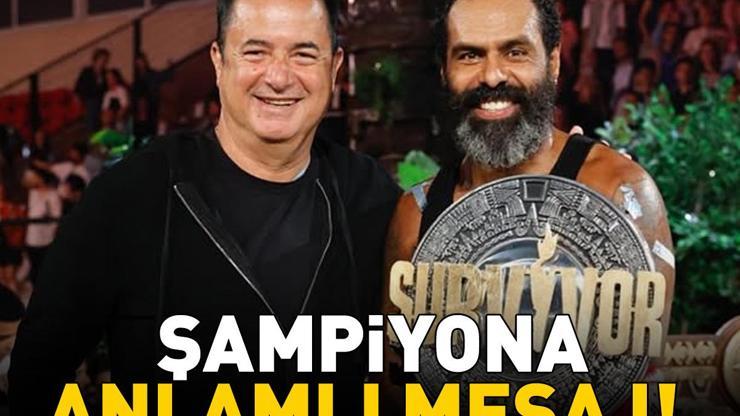 Aylar süren zorlu maraton Acun Ilıcalı, Survivor 2026nın şampiyonu Mert Nobreyi bakın nasıl tebrik etti