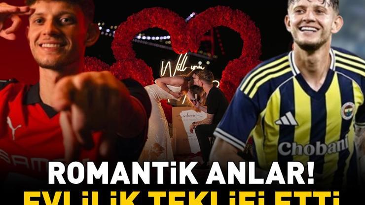 Romantik anlar Fenerbahçenin eski yıldızı Sebastian Szymańskiden sevgilisine evlilik teklifi