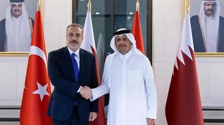 Dışişleri Bakanı Hakan Fidan, Katar Başbakanı Al Sani ile görüştü Dışişleri Bakanı Hakan Fidan, Katar Başbakanı Al Sani ile görüştü