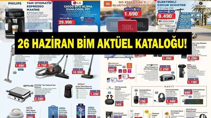 26 HAZİRAN BİM AKTÜEL ÜRÜNLER: BİM’de Bu Hafta Neler Var BİM Aktüel Katalog 23-26 Haziran 2026 İndirimli Ürünler Listesi