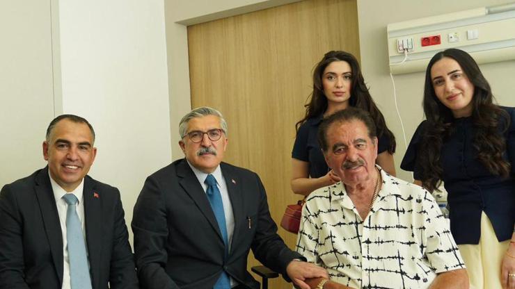AK Partili Yayman, hastanede tedavi gören Tatlıses’i ziyaret etti
