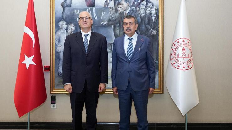 Bakan Tekin, Rusya ve Mısır büyükelçilerini kabul etti