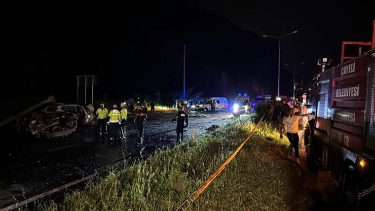 Rizede zincirleme kaza: 3 kişi hayatını kaybetti