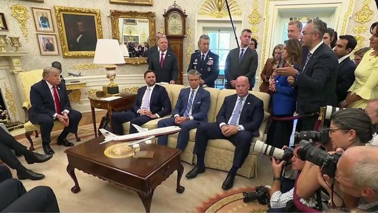 Trump CNN TÜRKe konuştu NATO Zirvesine Erdoğan için gidiyorum
