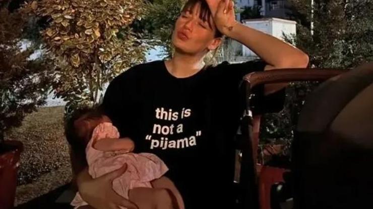 Gizem Karaca’dan yüz güldüren paylaşım: “Sen bana yapışık olmak isterken iyiydi ama”