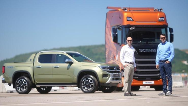 Scania ve VW ticariler test sürüşüne çıktı Scania ve VW ticariler test sürüşüne çıktı