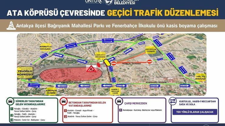 Antakya Ata Köprüsü 1 Temmuz'da yıkılıyor Antakya Ata Köprüsü 1 Temmuz'da yıkılıyor