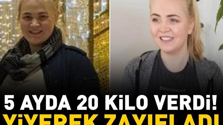 Daha çok yiyerek 5 ayda 20 kilo verdi Aç kalmadan zayıflamanın sırrı 48 bedenden 40 bedene düştü