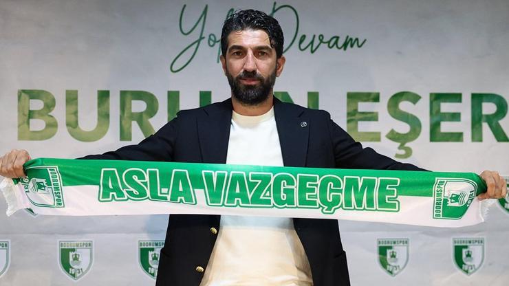 Bodrum FK, Burhan Eşer ile sözleşme uzattı