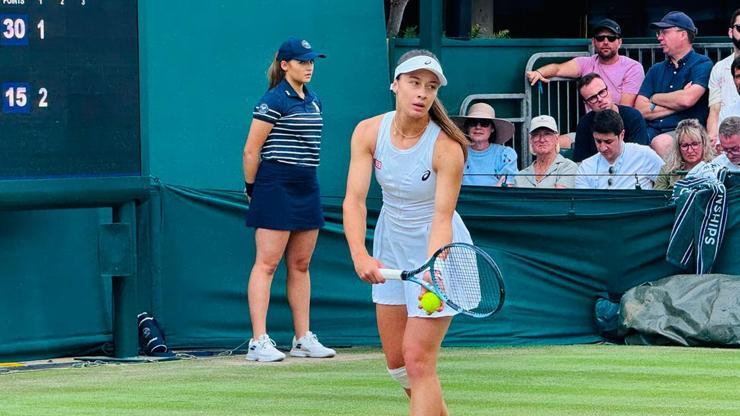 Zeynep Sönmez, Wimbledon’a veda etti Zeynep Sönmez, Wimbledon’a veda etti