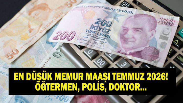 TEMMUZ AYI EN DÜŞÜK MEMUR MAAŞI NE KADAR OLDU 6 Aylık Enflasyon Farkı Memur Maaş Zammı Ne Kadar Haziran Ayı Enflasyon Oranı Ne Kadar Öğretmen, Polis, Doktor, Hemşire, Mühendis...