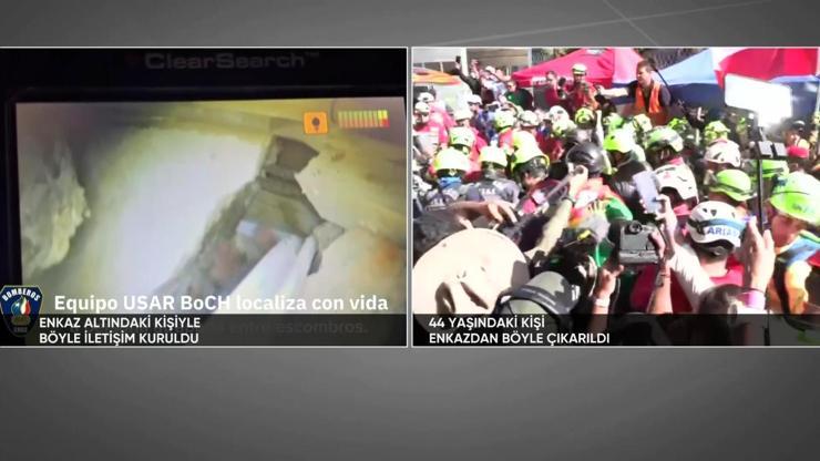 Venezuela’dan mucize haberi Enkaz altından 8 gün sonra kurtarıldı...