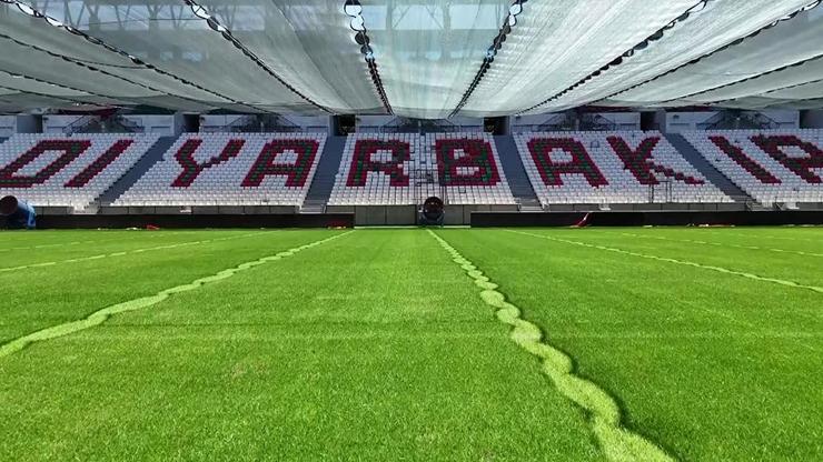 Diyarbakır Stadyumunda sıcak koruması