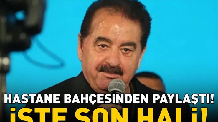 SON DAKİKA | Sağlık durumu merak ediliyordu Hastane bahçesinden paylaştı İşte İbrahim Tatlısesin son hali...